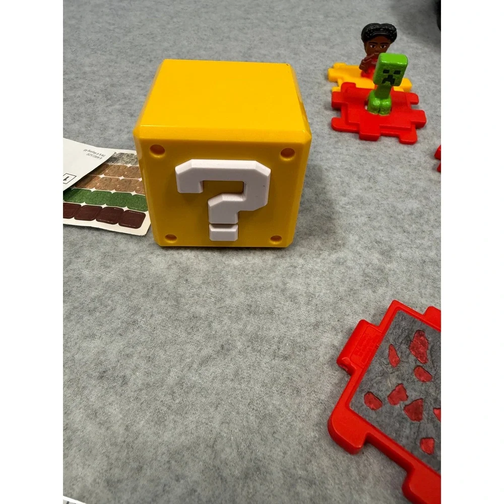 Minecraft McDonald's 2025 Happy Meal Toys Build Tiles Figures Lot‎ Set 63 Pieces